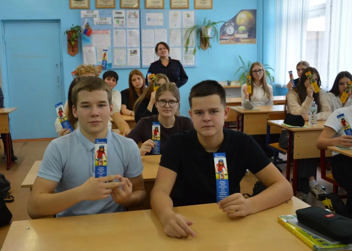 Удомельским школьникам напомнили об опасности поездок на мототехнике