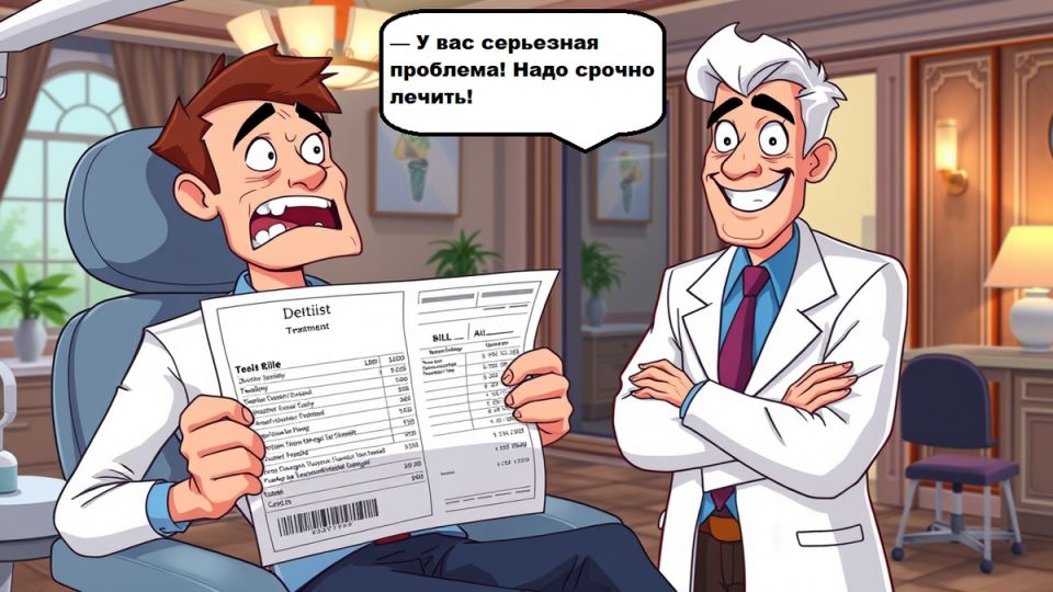 Стоматологический шок: как обычная чистка обернулась счетом в 120 000 рублей