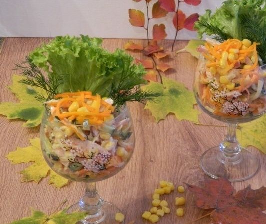 Салат «Осенняя Венеция»: идеальный рецепт для спонтанных встреч