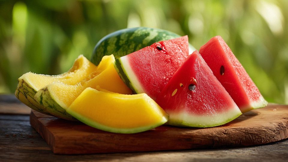 Летние лакомства: арбуз и дыня в вкусных рецептах